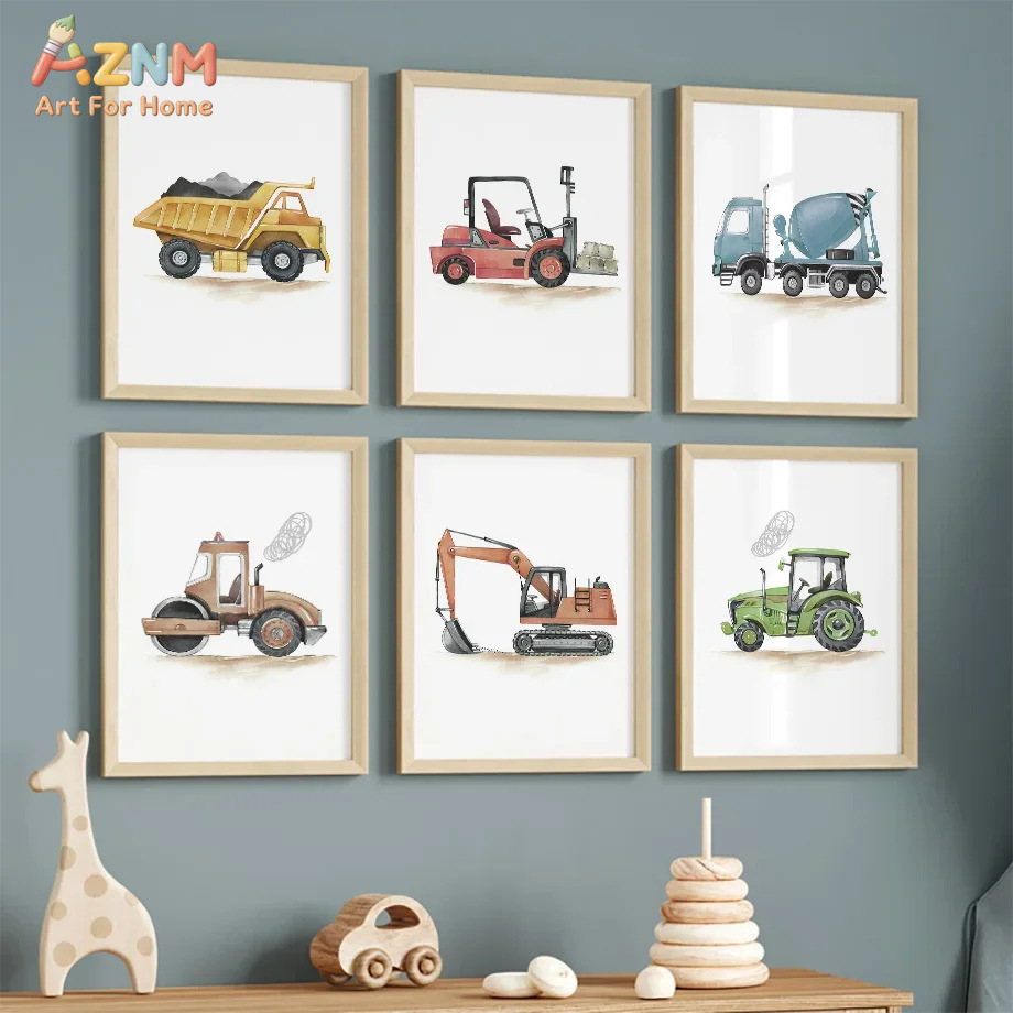 Lighting Mcqueen Bedroom Decor - 6pcs Poster Dekorasi Rumah Kamar Tidur