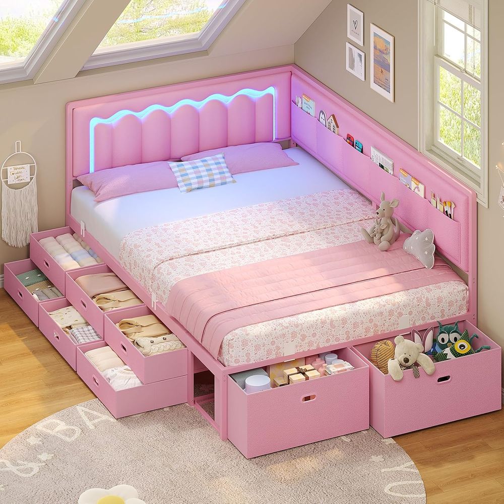 Furniture Lighting & Decor Magazine - Tempat Tidur ADORNEVE dengan 8 Laci