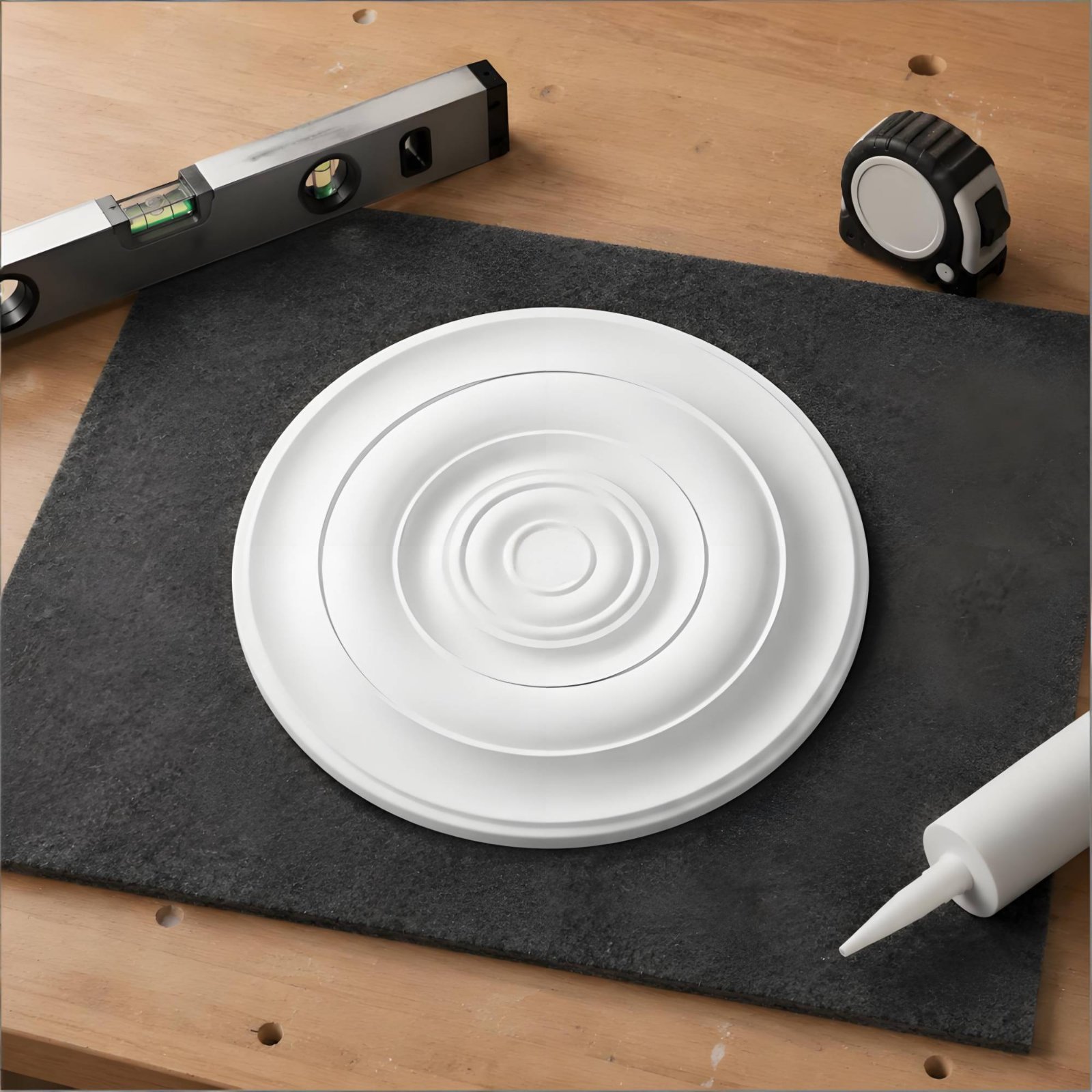 Decor Lighting Fixtures - Medali Plafon Desain Elegan Medali Plafon