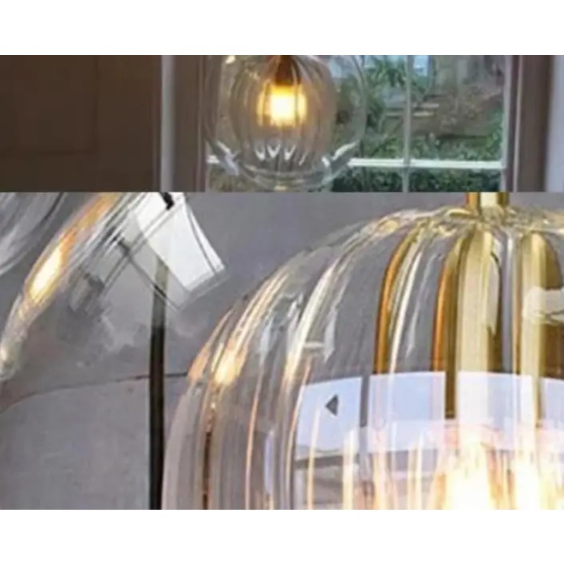 Decor Lighting Fixtures - Lampu Gantung Kaca Nordik Lampu Gantung