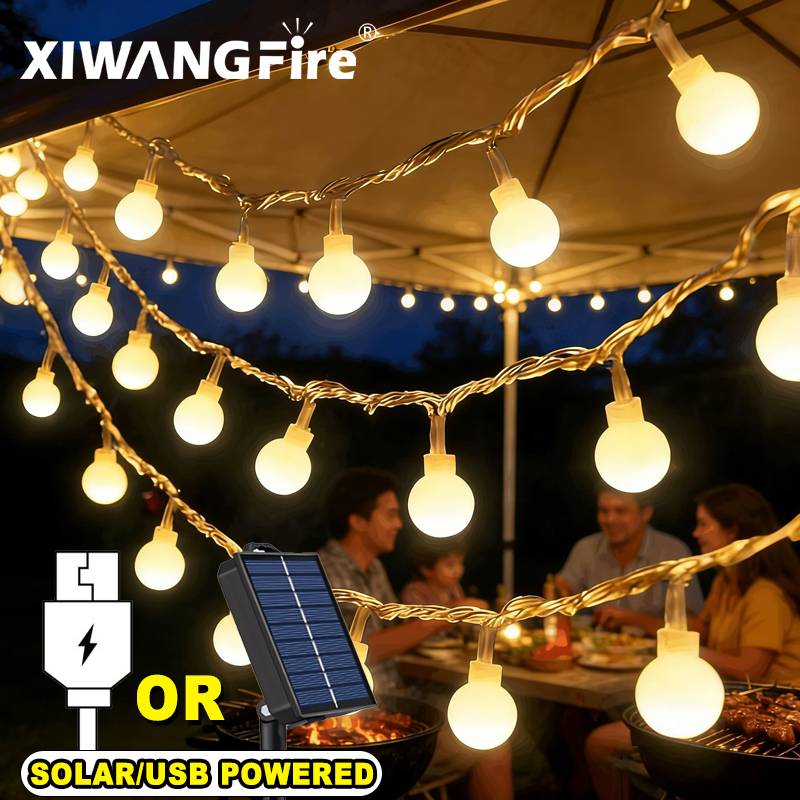 Lampu String Tenaga Surya/USB/ - Lighting Decor Living Room ulasan dan harga