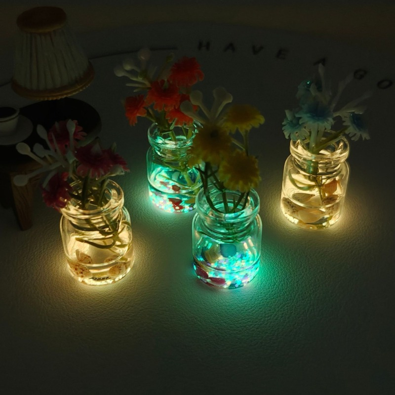 Set Vas Mini Kaca Bercahaya da - Lighting Mcqueen Bedroom Decor ulasan dan harga