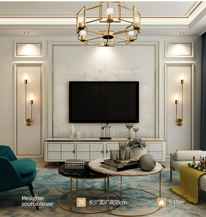 Lampu Dinding LED Dekoratif No - Lighting Decor Living Room ulasan dan harga