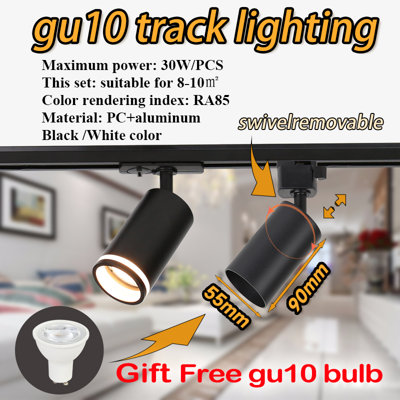Lampu Sorot Track GU10, Lampu  - Decor Lighting Fixtures ulasan dan harga