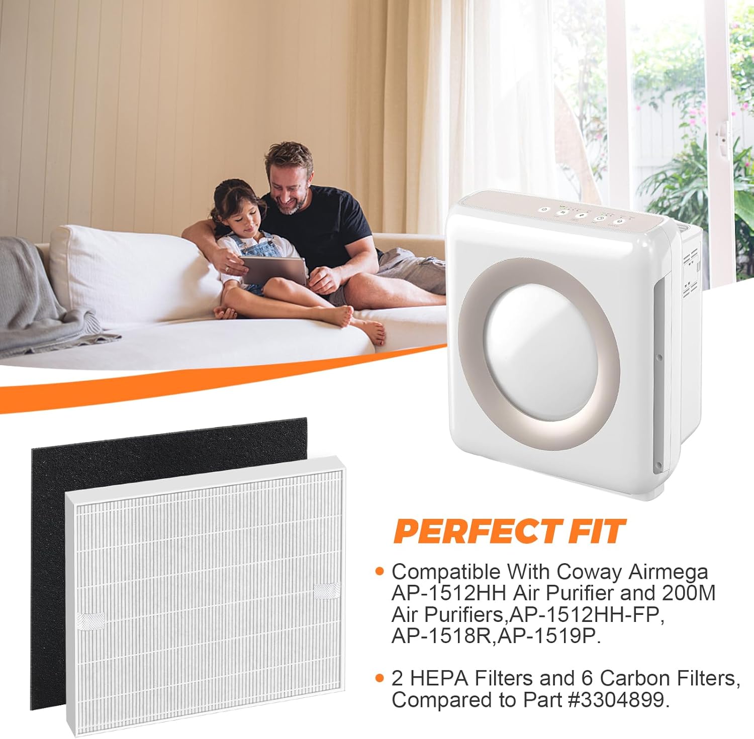 2 Pak Filter Pengganti AP-1512 - Coway Air Purifier Ap-1512Hh ulasan dan harga