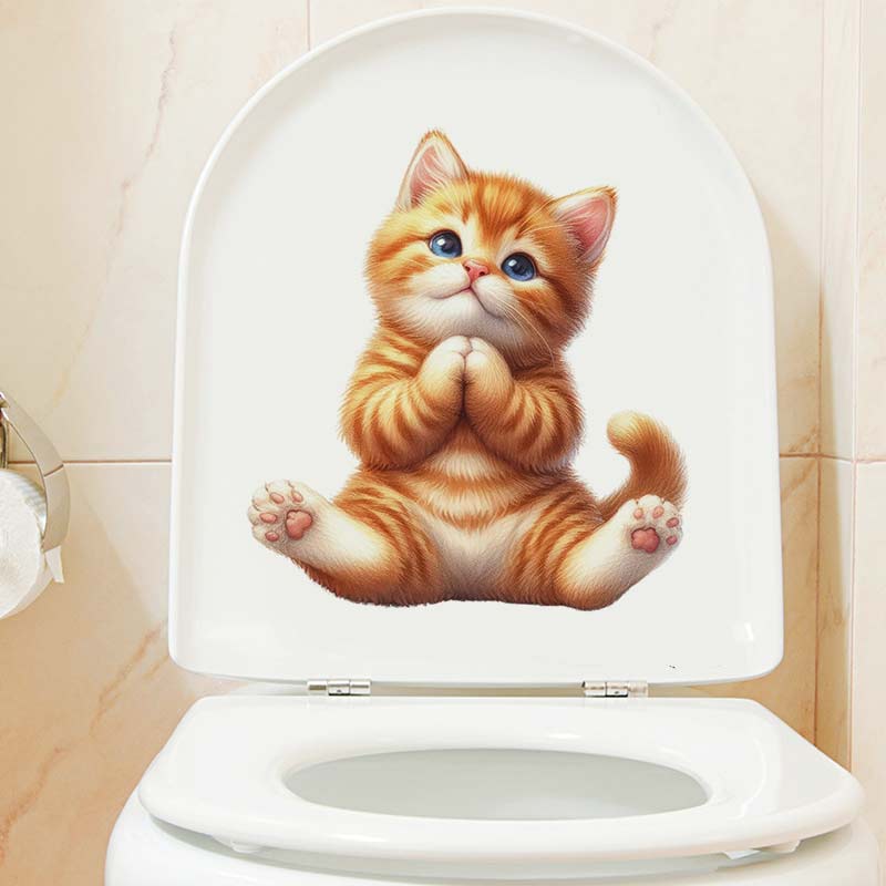 Stiker dinding kucing Yoga sti - Lighting Mcqueen Bedroom Decor ulasan dan harga