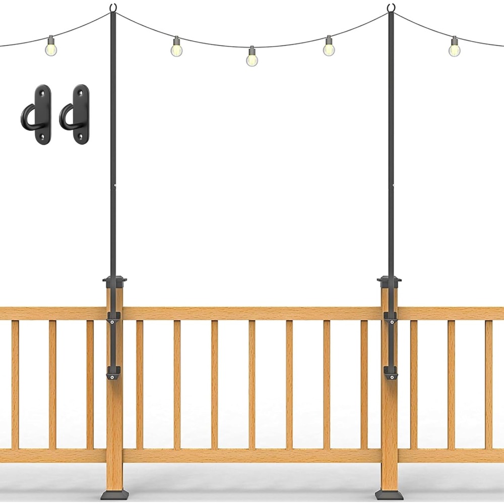 2 tiang lampu string - tiang l - Furniture Lighting & Decor Magazine ulasan dan harga