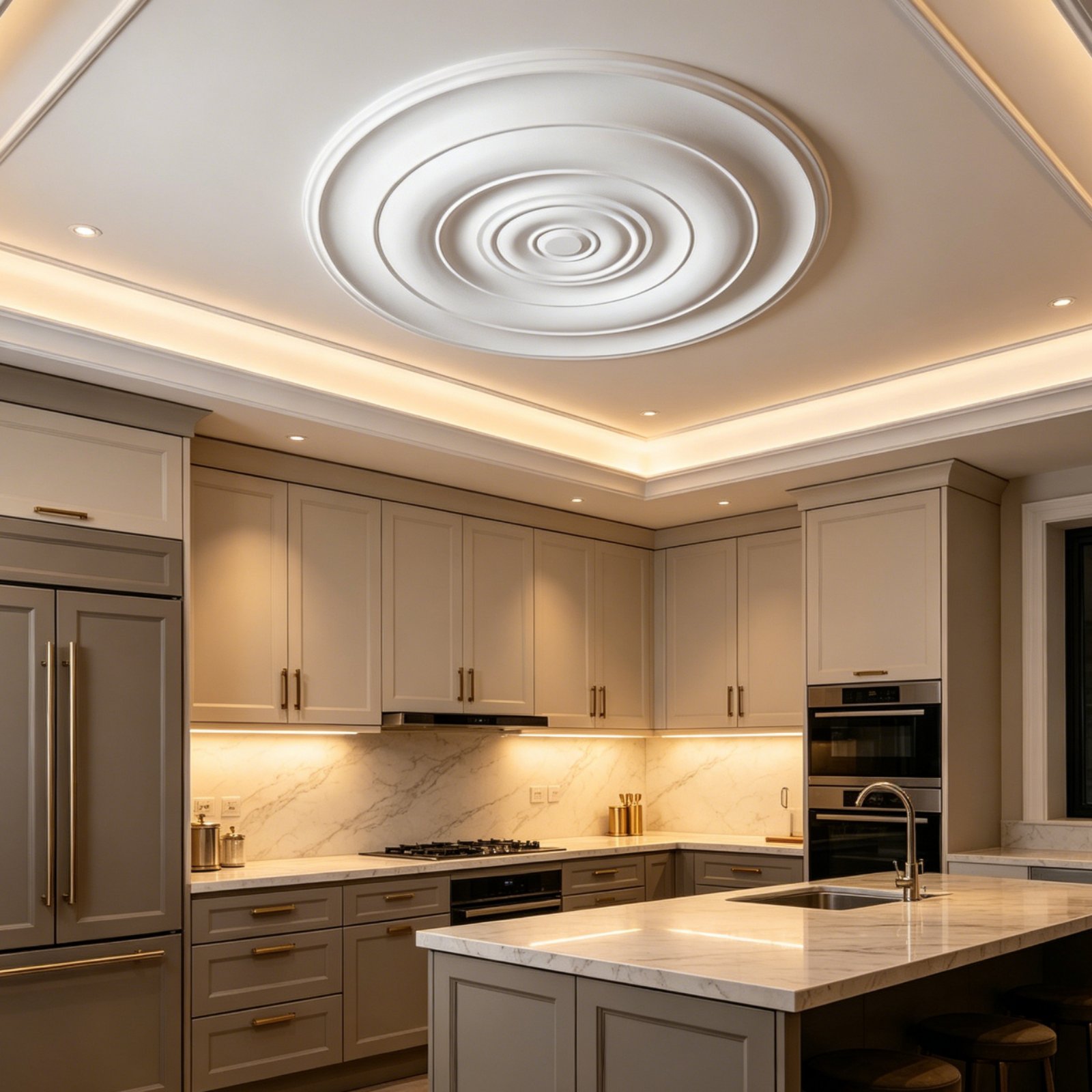 Medali Plafon Desain Elegan Me - Decor Lighting Fixtures ulasan dan harga