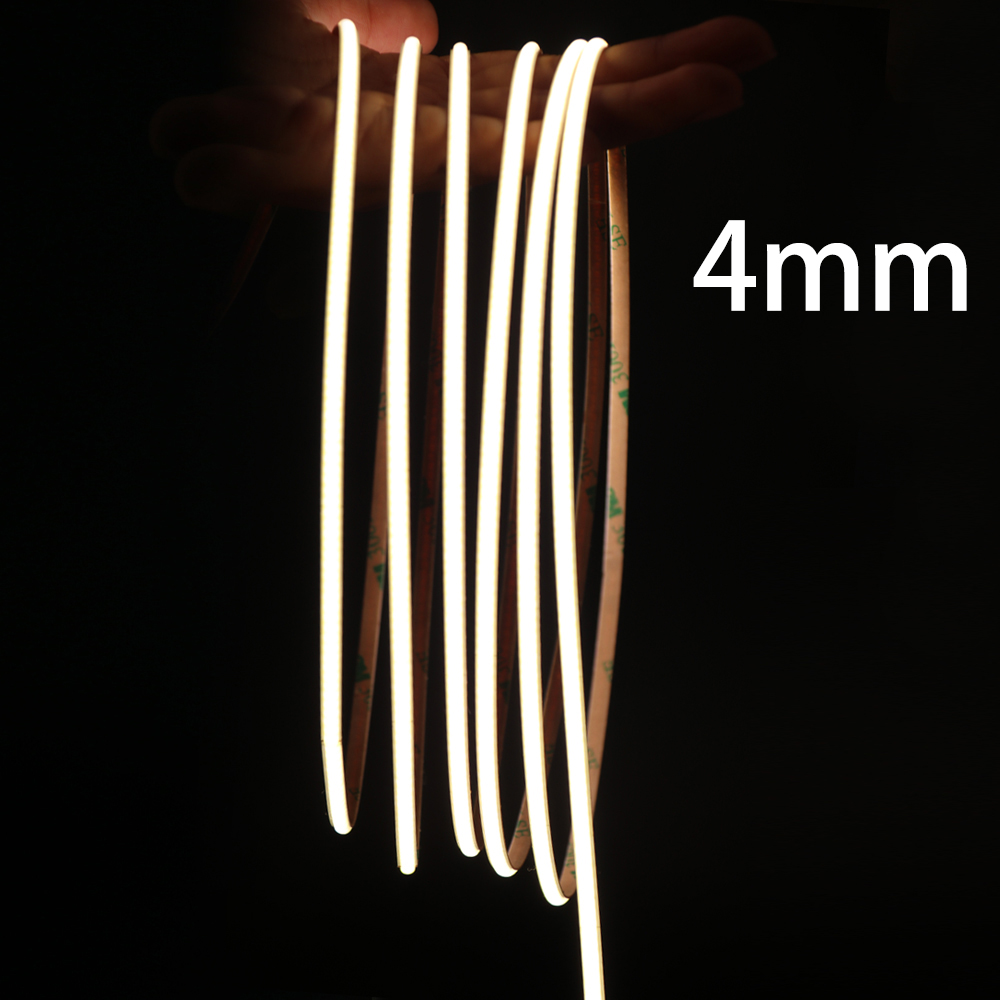 Lampu Strip LED COB sempit 4mm - Lighting Mcqueen Bedroom Decor ulasan dan harga