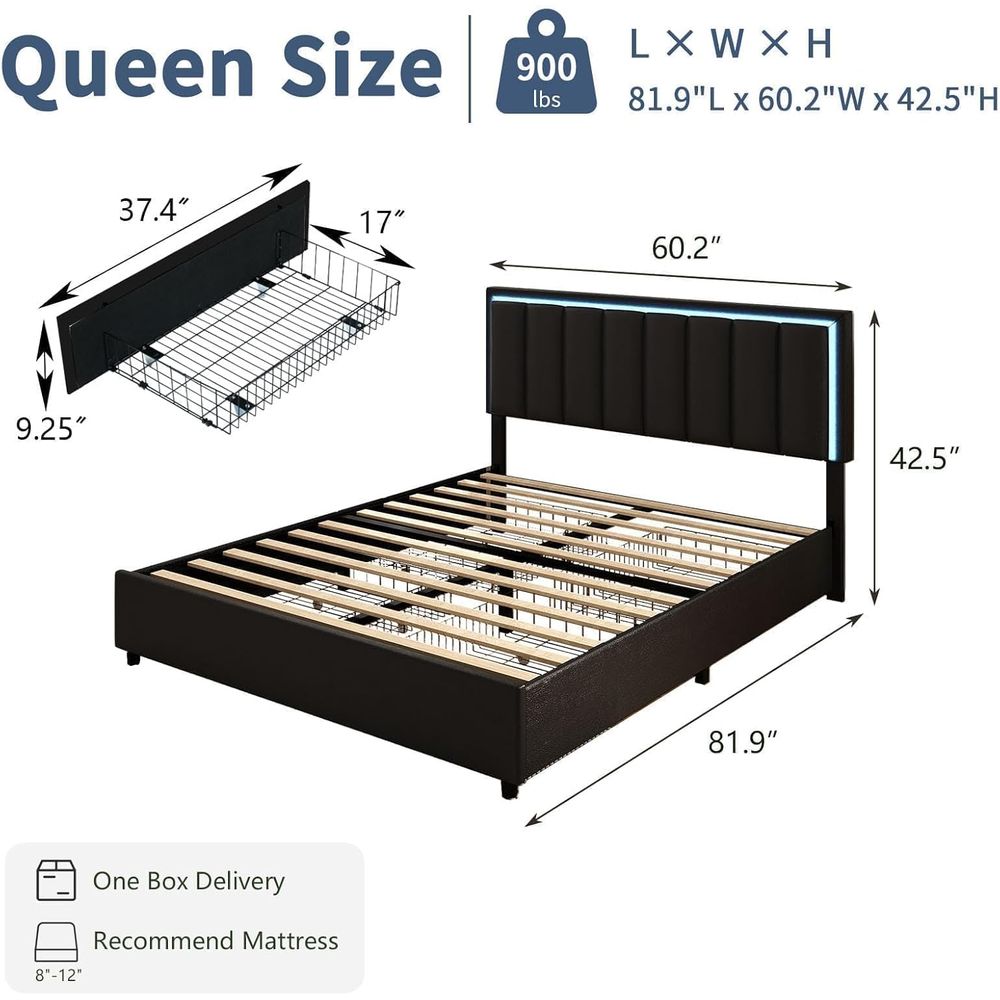 Tempat Tidur Queen Size IMMERS - Furniture Lighting & Decor Magazine ulasan dan harga