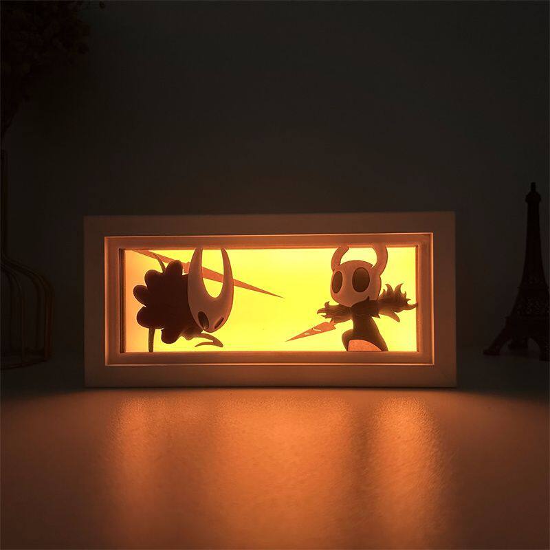 Lampu Kotak Kertas Hollow Knig - Decor Lighting Fans ulasan dan harga