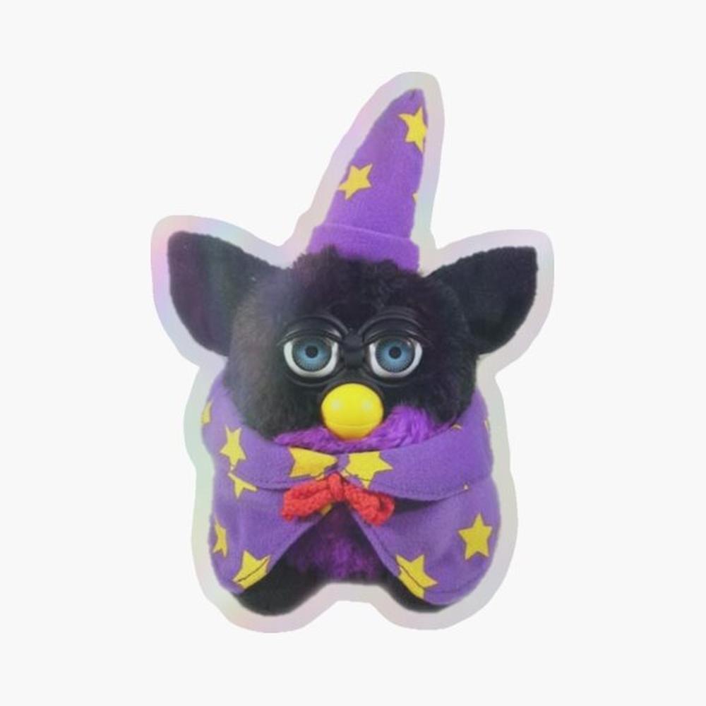 Stiker Holografik Magic Furby  - Lighting Mcqueen Bedroom Decor ulasan dan harga