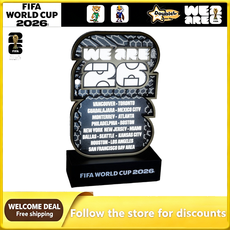 Lampu Malam LED 3D Piala Dunia - Decor Lighting Fans ulasan dan harga