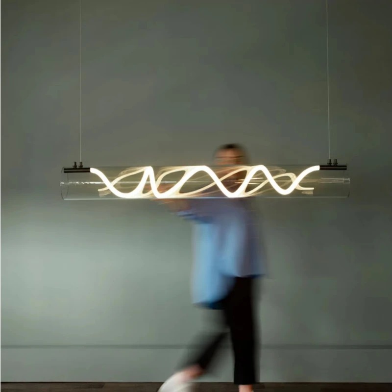 Lampu Gantung Nordic Long Tube - Decor Lighting Fixtures ulasan dan harga